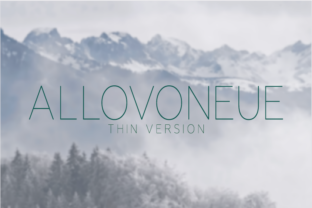 Allovoneue Thin: A Clean Font for Business