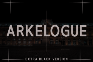 Arkelogue Extra Black: A Font for Polished Branding