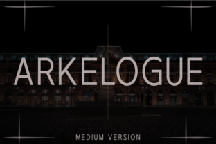 Arkelogue Medium Font Review