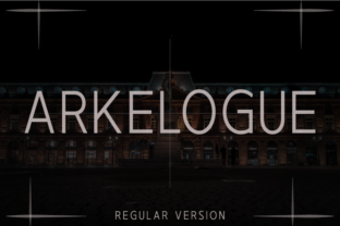 Arkelogue Regular: A Clean, Casual Font for Designers