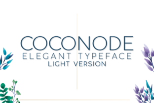 Coconode Light: A Modernist Sans Serif Font for Branding