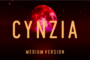 Cynzia Medium Font