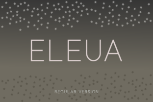 Eleua Regular: A Clean Font for Campaigns