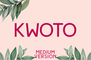 Enhance Your Editorial Design with Kwoto Medium Typeface