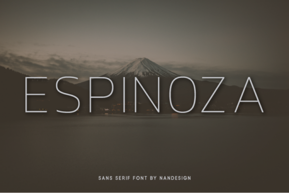 Espinoza: A Classy, Beautiful Sans Serif Typeface for Modern Branding