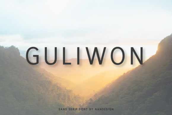 Guliwon Font: Modern & Elegant