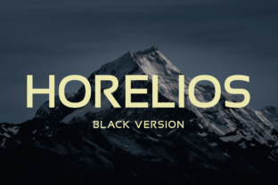 Horelios Black Font