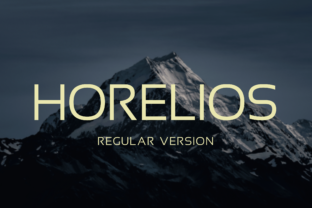 Horelios Font: A Minimalist Typeface for Modern Web Design