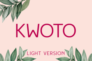 Kwoto Light: A Modern Font for Editorial Design