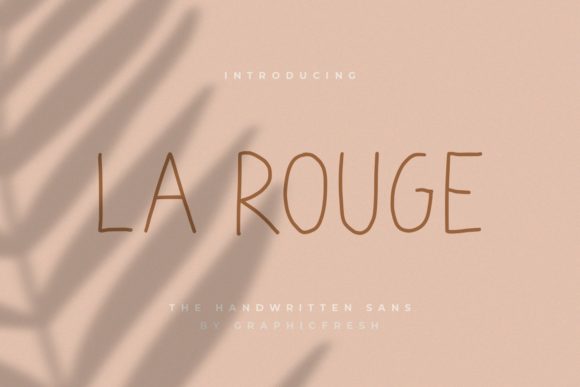 La Rouge: A Font for Modern Marketing