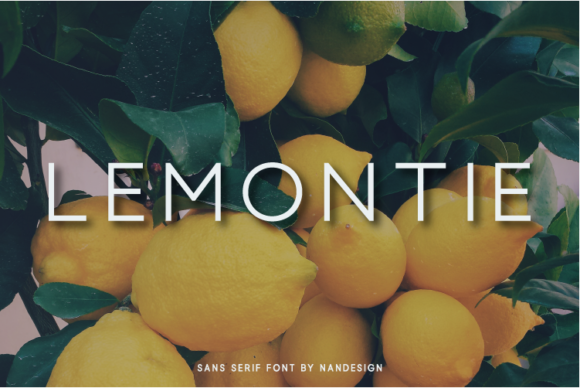 Lemontie: A Classy Sans Serif Font