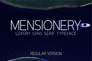 Mensionery: A Premium Sans Serif Typeface for Editorial Design