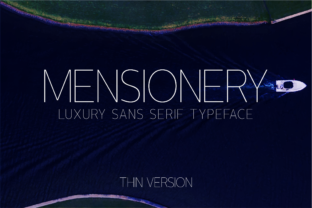 Mensionery Thin Font