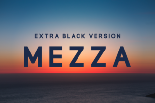 Mezza Extra Black: A Timeless Sans Serif