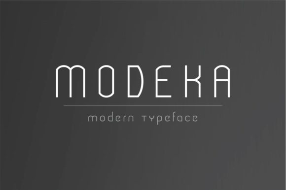 Modeka Font: A Clean and Modern Typeface for Digital Design