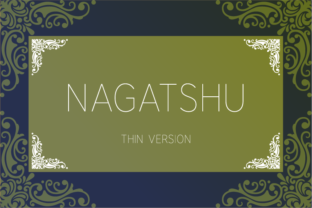 Nagatshu Thin Font