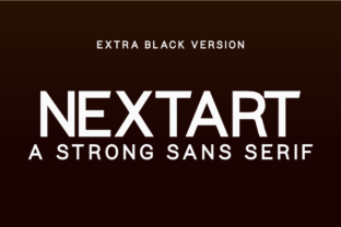 Nextart Extra Black: A Timeless Sans Serif