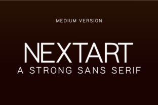 Nextart Medium: A Font for Creative Makers