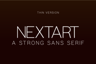 Nextart Thin: A Timeless Sans Serif for Creative Projects