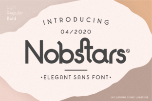 Nobstars Font for Web Design