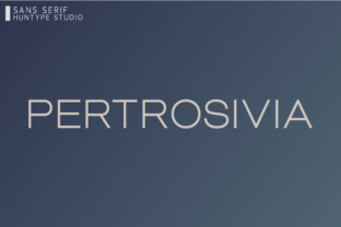 Pertrosivia: A Versatile Sans Serif Typeface for Modern Publishing