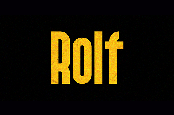 Rolf: A Clean Sans Serif Font