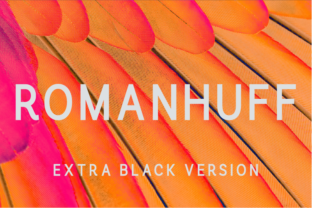 Romanhuff Extra Black Font
