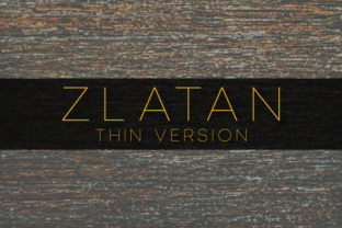 Zlatan Thin Font for Editorial Design